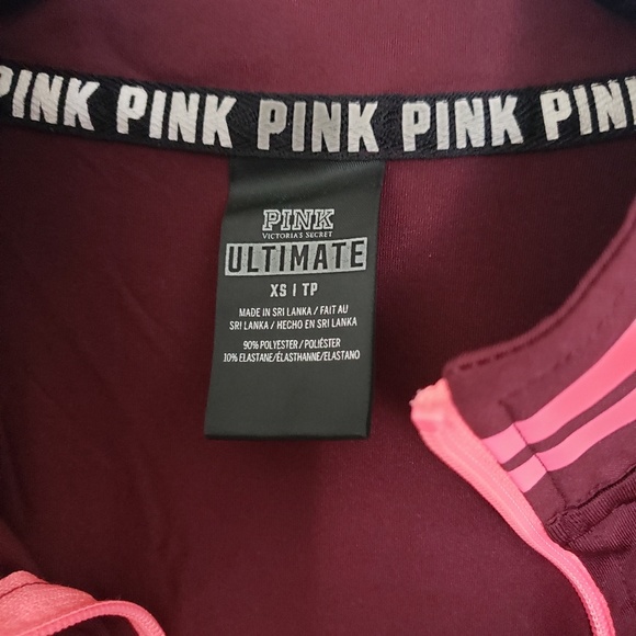 Lightweight Pink Victoria Secret Half Zip Pullover - Picture 6 of 8
